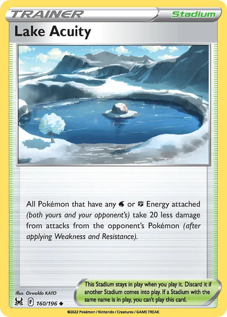 2022 Lost Origin Lake Acuity Uncommon #160/196 Uncommon card image