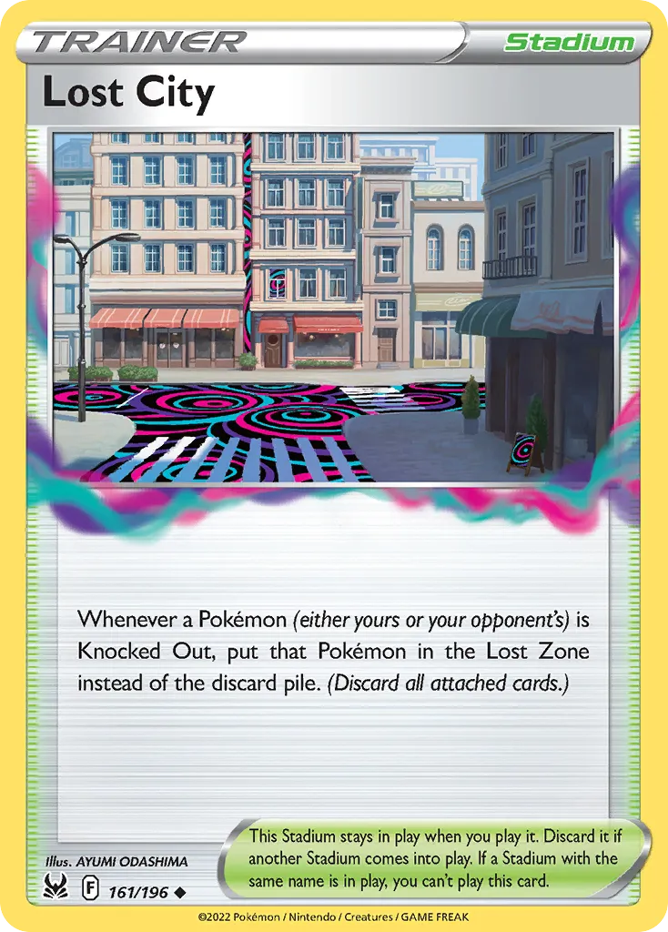2022 Lost Origin Lost City #161/196 Uncommon card image