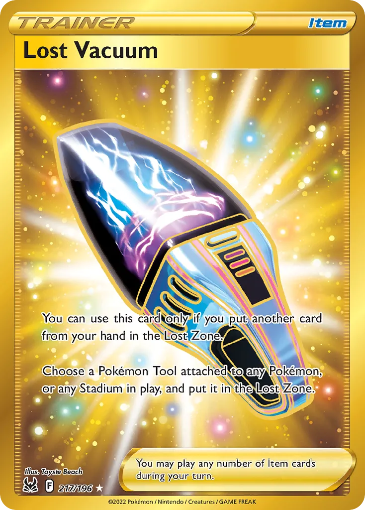 2022 Lost Origin Lost Vacuum #217/196 Rare Secret card image