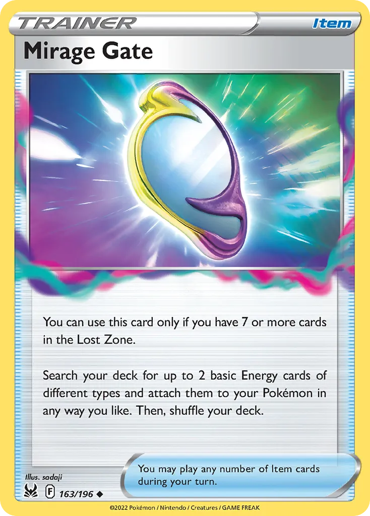 2022 Lost Origin Mirage Gate Uncommon #163/196 Uncommon card image