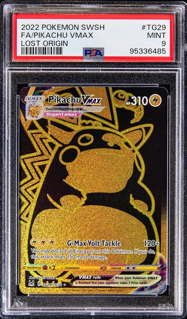2022 Lost Origin Pikachu VMAX #TG29 Unlisted card image