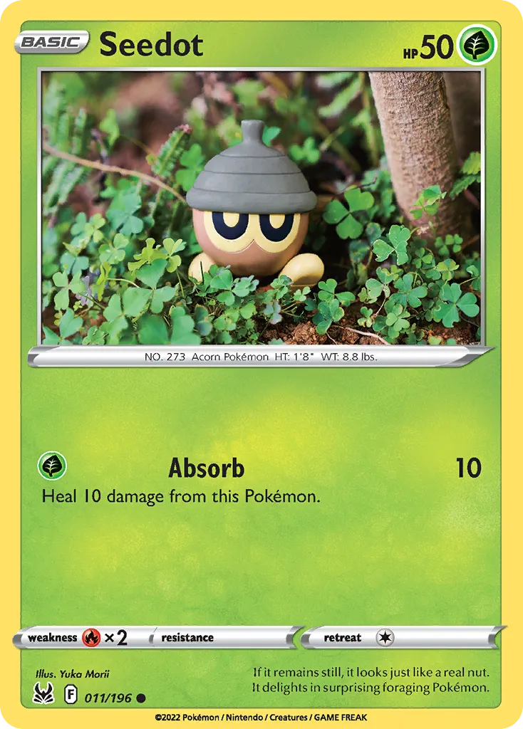 2022 Lost Origin Seedot Common #011/196 Common card image