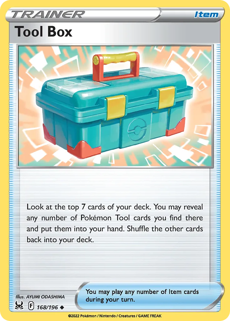2022 Lost Origin Tool Box Uncommon #168/196 Uncommon card image