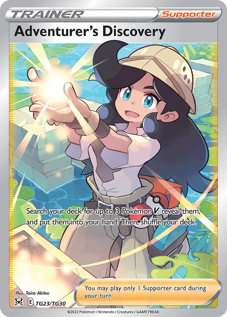 2022 Lost Origin Trainer Gallery Adventurer's Discovery #TG23 Rare Ultra card image