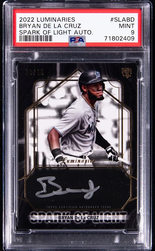 2022 Luminance Spark of Light Auto Bryan De La Cruz #SLABD card image
