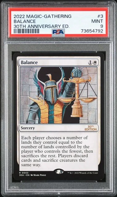 2022 Magic: The Gathering 30th Anniversary Edition Balance #3 card image