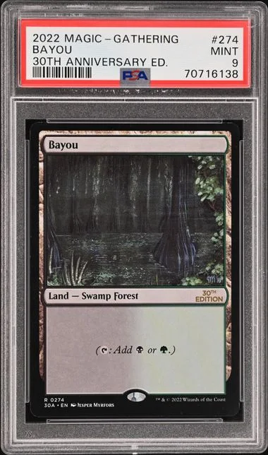 2022 Magic: The Gathering 30th Anniversary Edition Bayou #274 card image