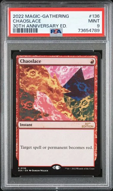 2022 Magic: The Gathering 30th Anniversary Edition Chaoslace #136 card image