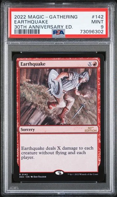 2022 Magic: The Gathering 30th Anniversary Edition Earthquake #142 card image