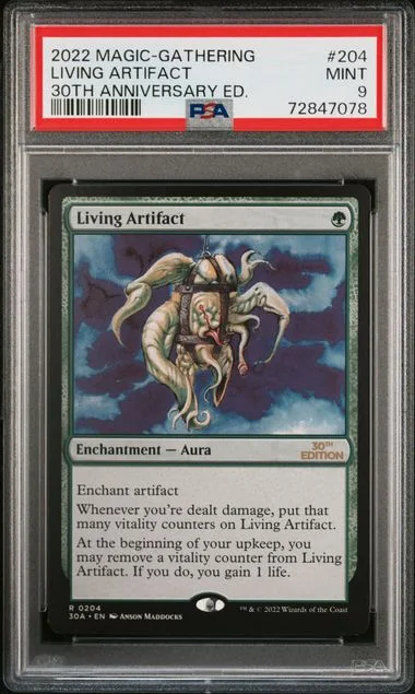 2022 Magic: The Gathering 30th Anniversary Edition Living Artifact #204 card image