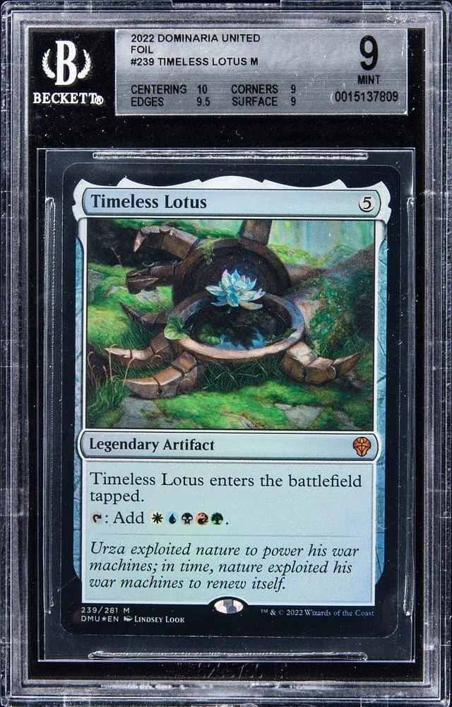2022 Magic The Gathering Dominaria United Foil Timeless Lotus #239 card image