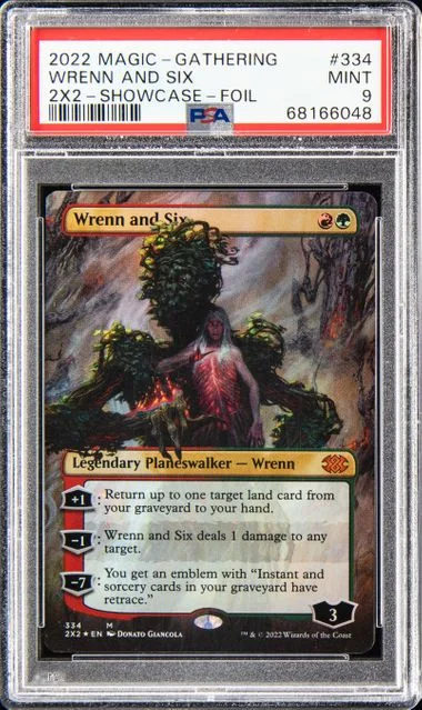2022 Magic: The Gathering Double Masters 2022 Showcase Foil Wrenn And Six #334 card image