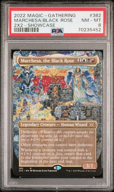 2022 Magic: The Gathering Double Masters 2022 Showcase Marchesa, The Black Rose #382 card image