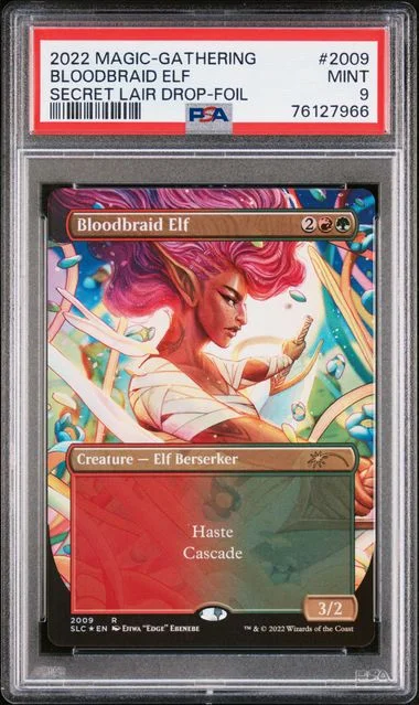 2022 Magic The Gathering Secret Lair Drop Foil Bloodbraid Elf #2009 card image