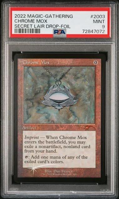 2022 Magic The Gathering Secret Lair Drop Foil Chrome Mox #2003 card image
