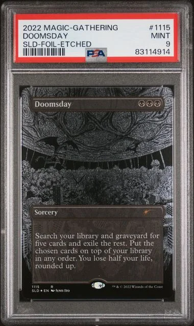 2022 Magic The Gathering Secret Lair Drop Foil-Etched Doomsday #1115 card image