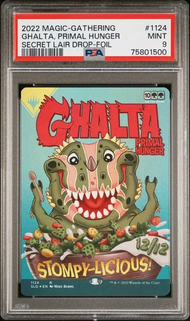 2022 Magic The Gathering Secret Lair Drop Foil Ghalta, Primal Hunger #1124 card image