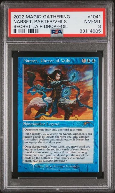 2022 Magic The Gathering Secret Lair Drop Foil Narset, Parter Of Veils #1041 card image