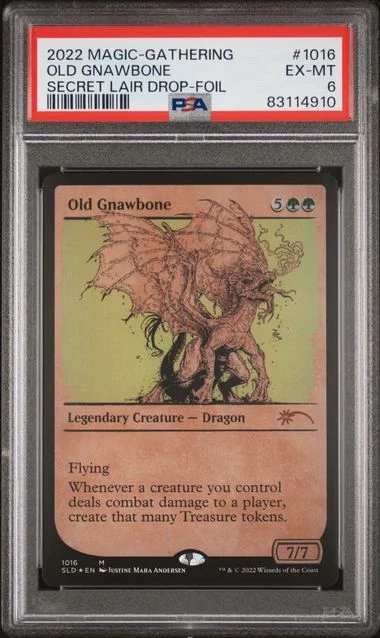 2022 Magic The Gathering Secret Lair Drop Foil Old Gnawbone #1016 card image