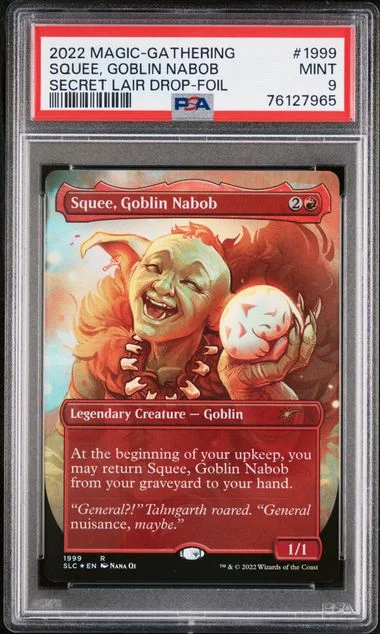 2022 Magic The Gathering Secret Lair Drop Foil Squee, Goblin Nabob #1999 card image