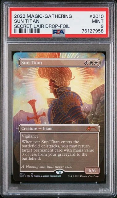 2022 Magic The Gathering Secret Lair Drop Foil Sun Titan #2010 card image