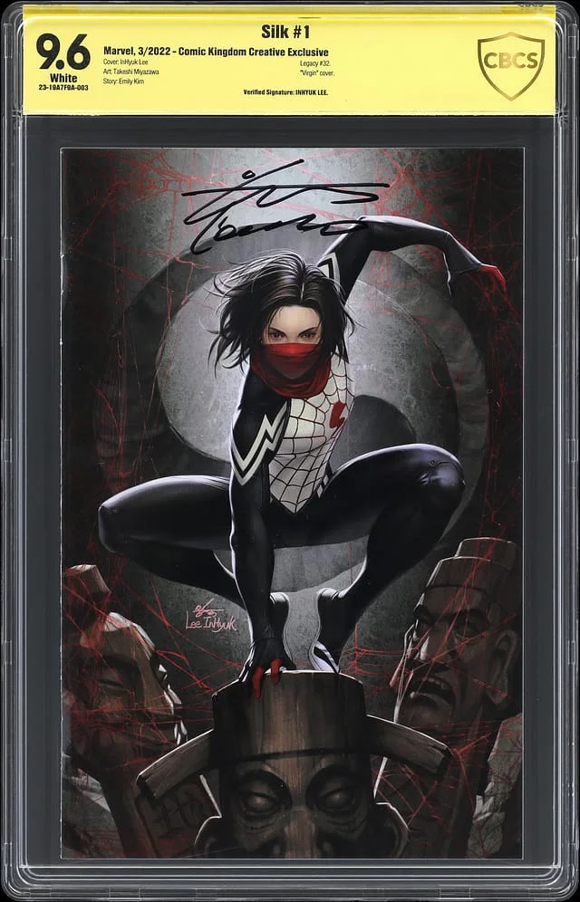 2022 Marvel) - CBCS Signature Series Signed by Inhyuk Lee, Virgin Cover, Legacy #32 #9.6 card image