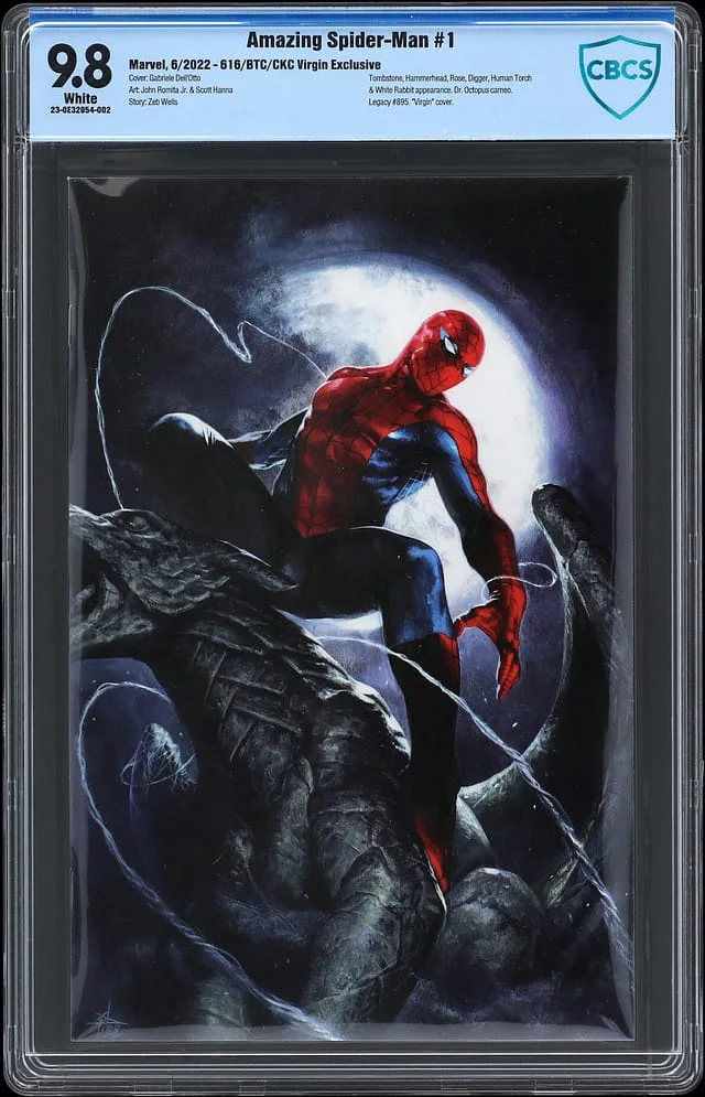 2022 Marvel) - CBCS Virgin Cover, Legacy #895 #9.8 card image