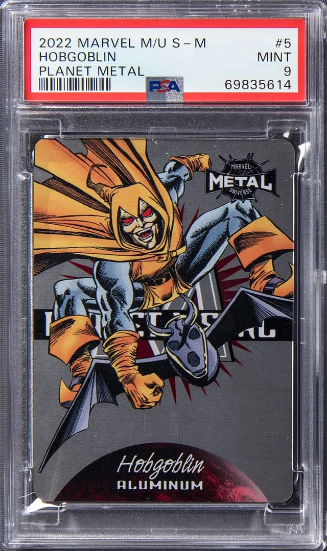 2022 Marvel Metal Universe Spider-Man Planet Metal Hobogoblin #5 card image