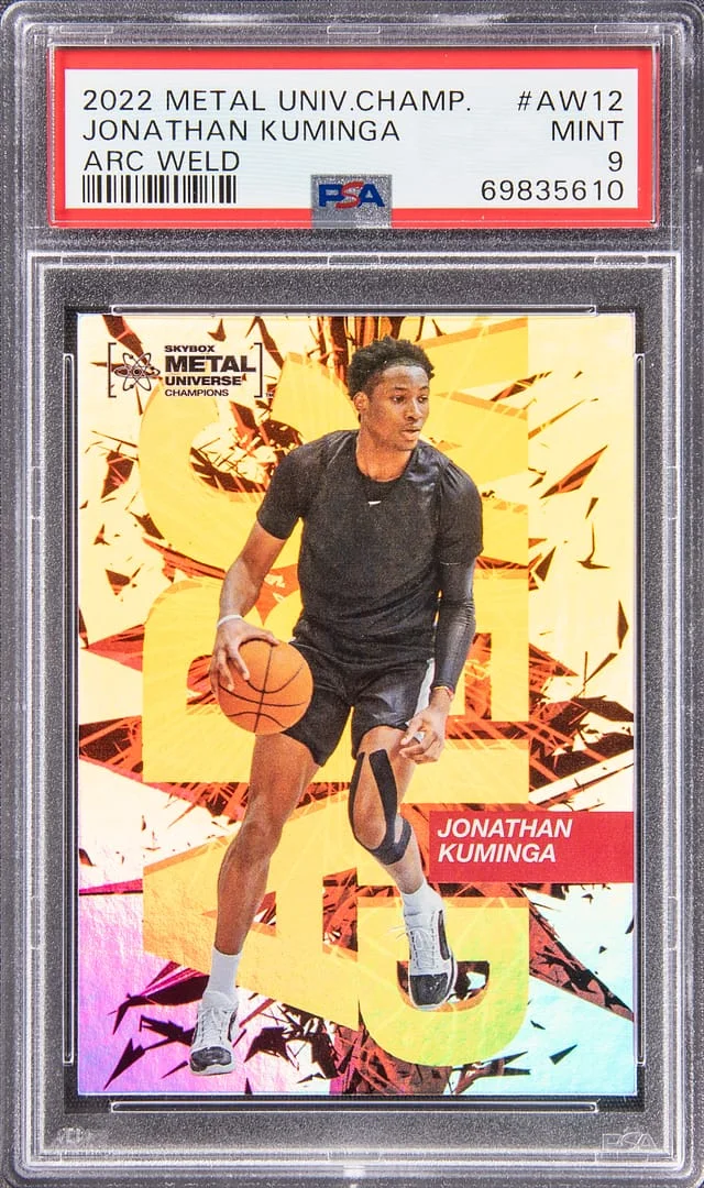 2022 Metal Universe Jonathan Kuminga Champions Arc Weld #AW-12 card image