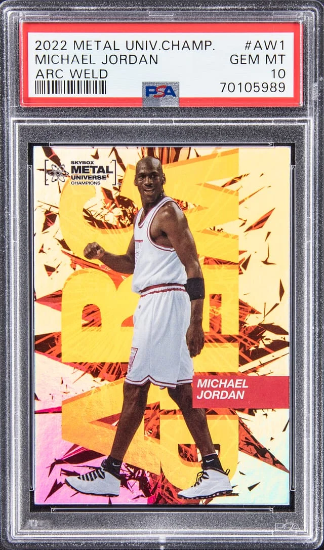 2022 Metal Universe Michael Jordan Championship Arc Weld #AW1 card image