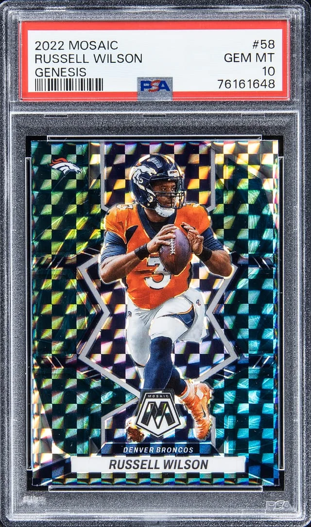 2022 Mosaic Russell Wilson Genesis #58 card image