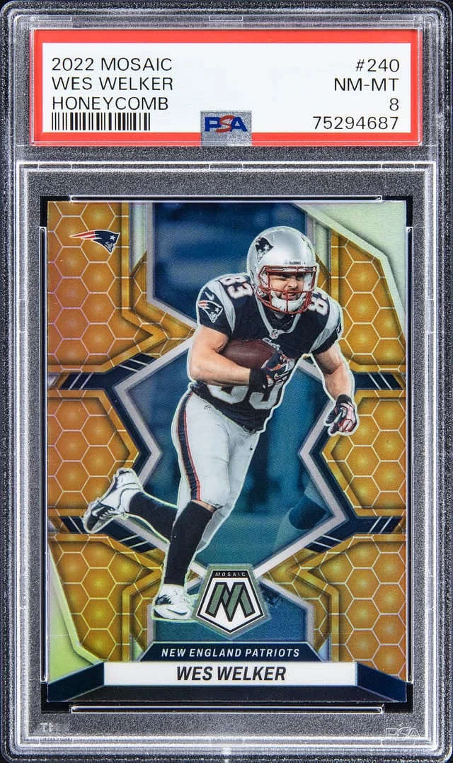 2022 Mosaic Wes Welker Honeycomb #240 card image