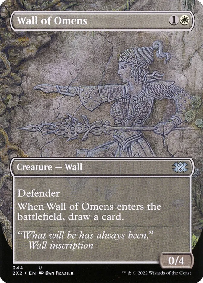 2022 Double Masters 2022 Wall of Omens #344 uncommon card image