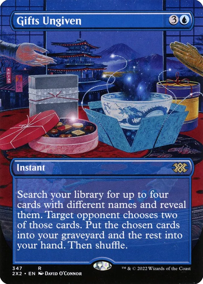 2022 Double Masters 2022 Gifts Ungiven [Borderless] rare #347 rare card image