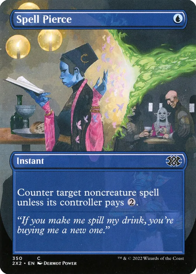 2022 Double Masters 2022 Spell Pierce common #350 common card image