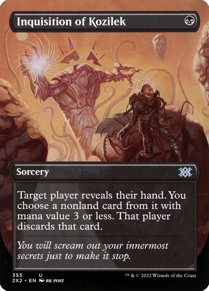 2022 Double Masters 2022 Inquisition of Kozilek #355 uncommon card image
