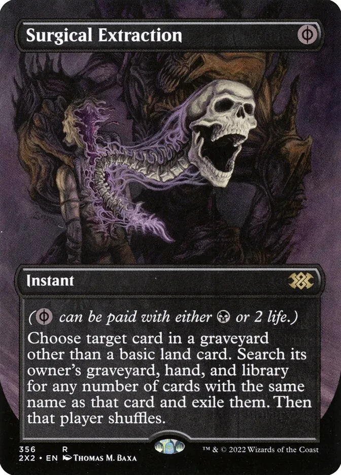 2022 Double Masters 2022 Surgical Extraction [Borderless] rare #356 rare card image