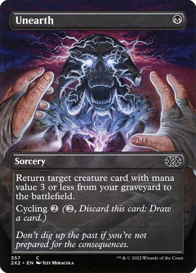 2022 Double Masters 2022 Unearth #357 common card image