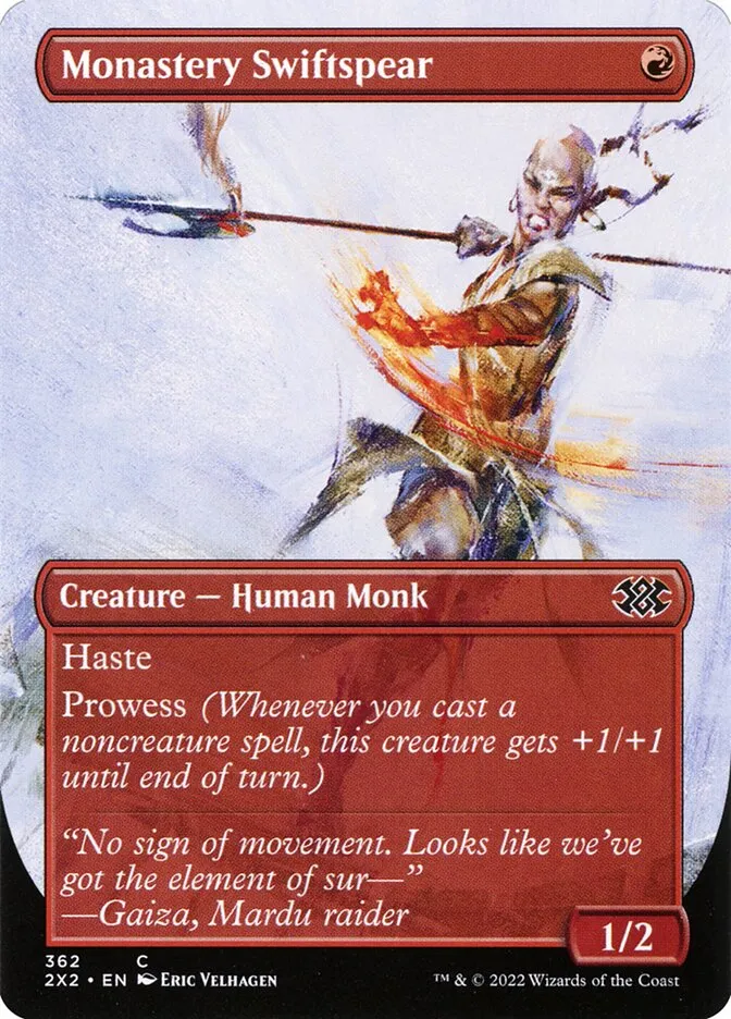2022 Double Masters 2022 Monastery Swiftspear #362 common card image