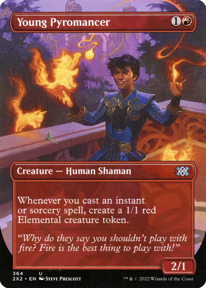 2022 Double Masters 2022 Young Pyromancer #364 uncommon card image