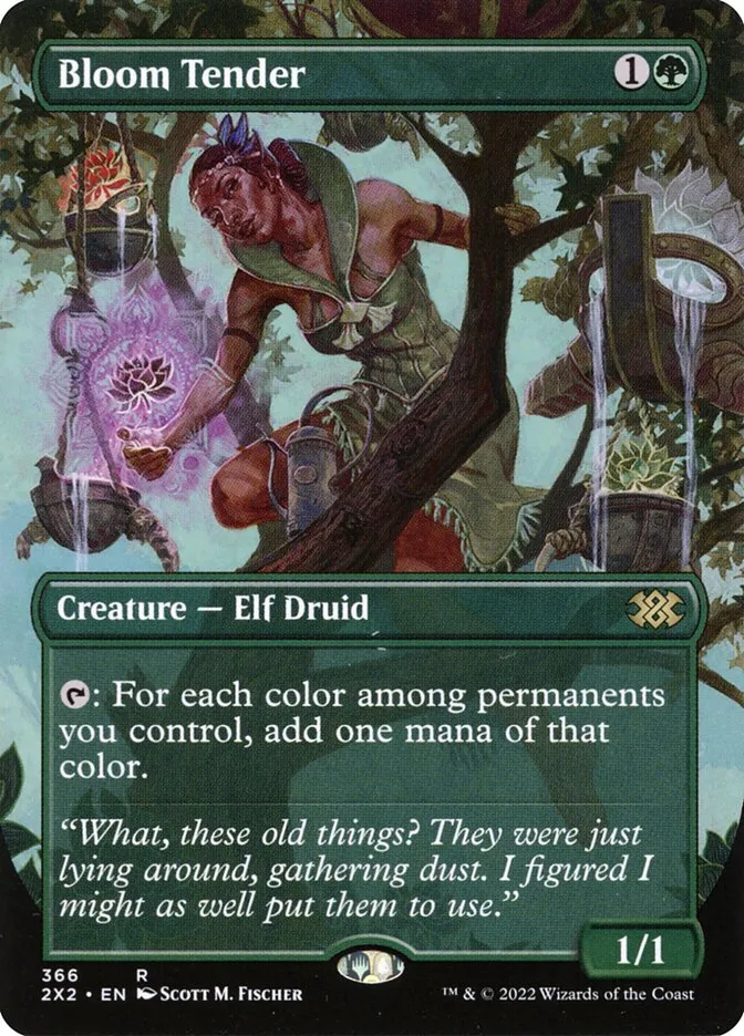 2022 Double Masters 2022 Bloom Tender [Borderless] rare #366 rare card image
