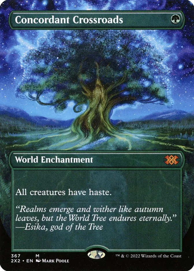 2022 Double Masters 2022 Concordant Crossroads #367 mythic card image