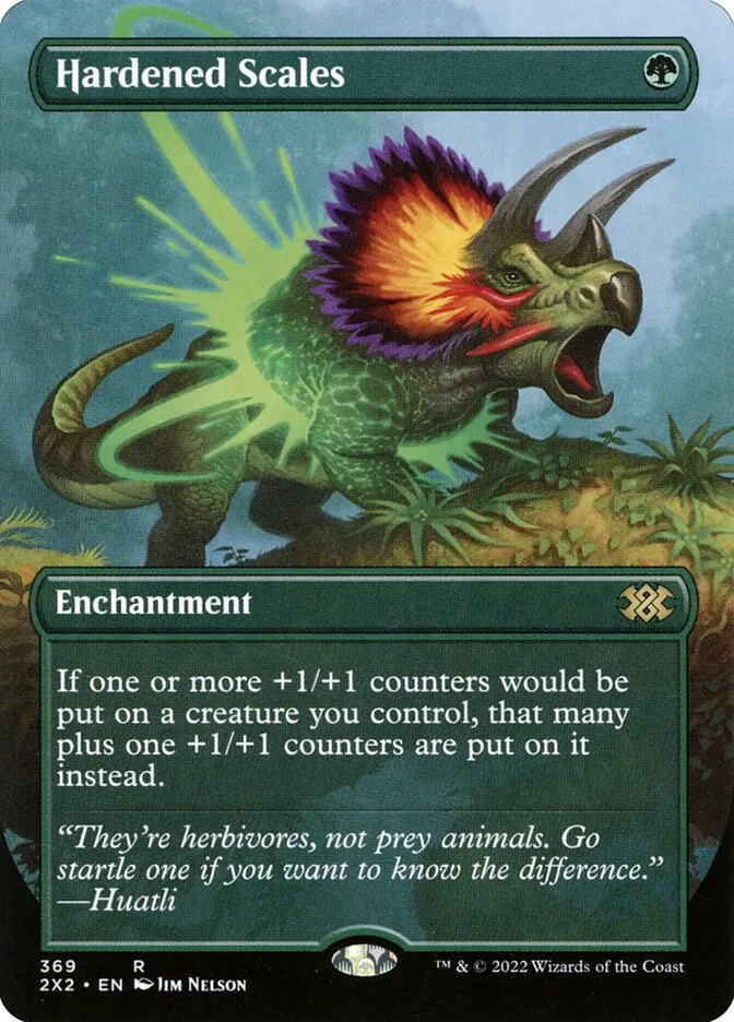 2022 Double Masters 2022 Hardened Scales #369 rare card image