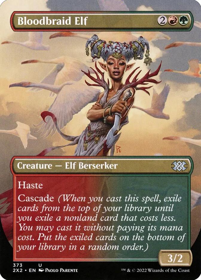 2022 Double Masters 2022 Bloodbraid Elf uncommon #373 uncommon card image