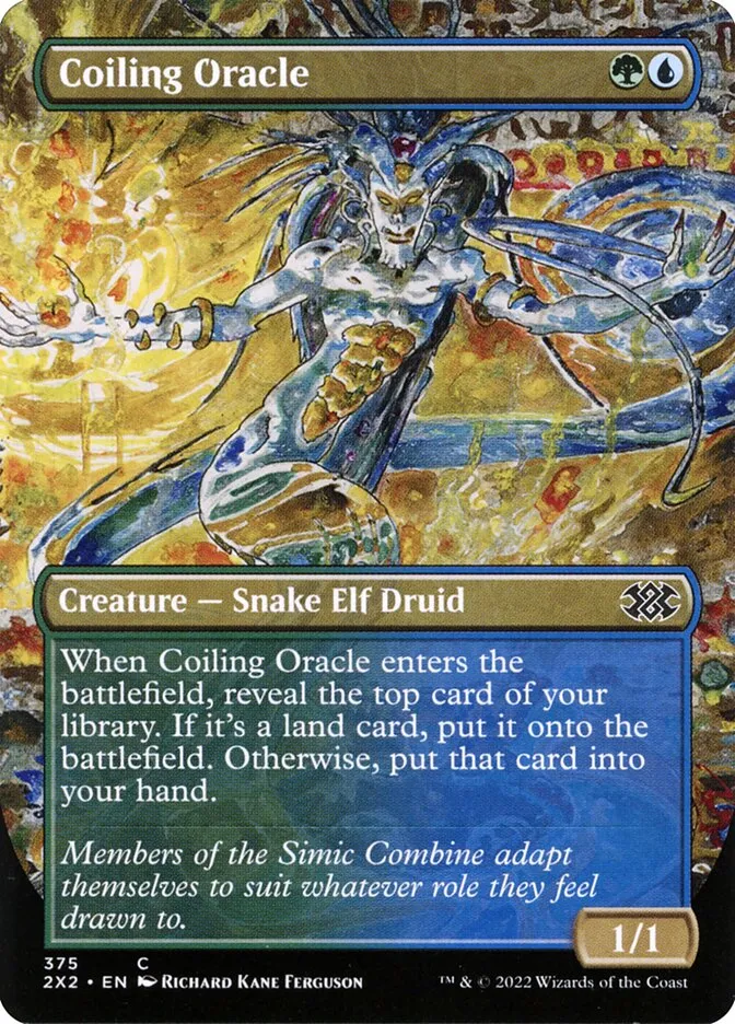 2022 Double Masters 2022 Coiling Oracle common #375 common card image