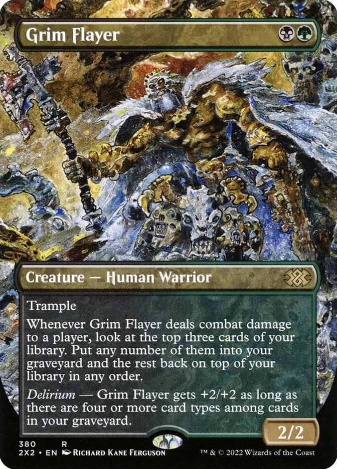 2022 Double Masters 2022 Grim Flayer #380 rare card image