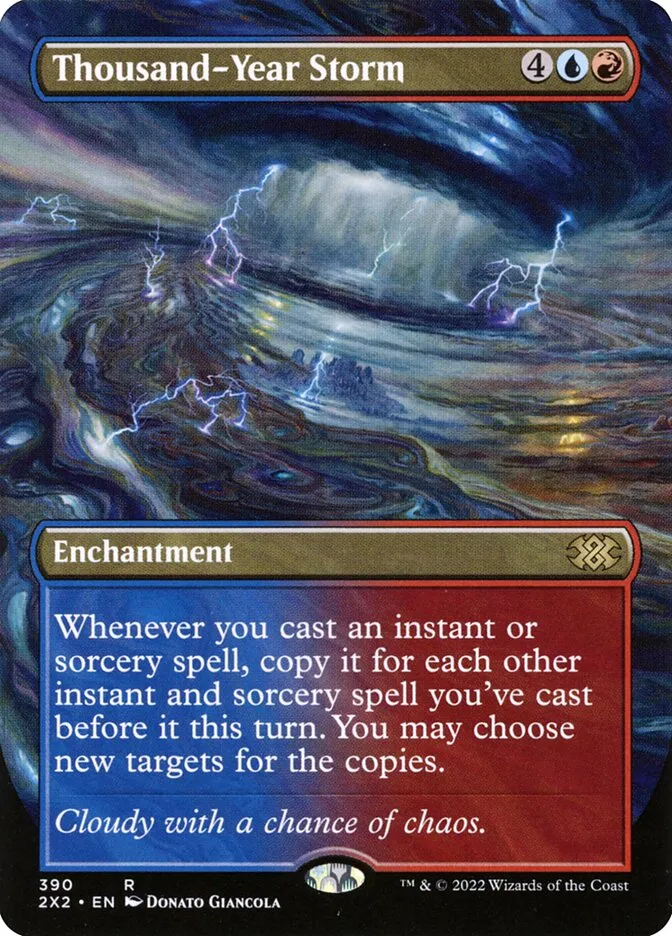 2022 Double Masters 2022 Thousand-Year Storm #390 rare card image