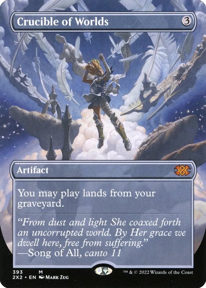 2022 Double Masters 2022 Crucible of Worlds #393 mythic card image