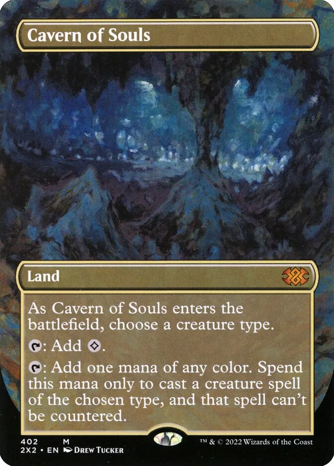 2022 Double Masters 2022 Cavern of Souls #402 mythic card image