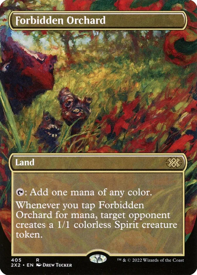 2022 Double Masters 2022 Forbidden Orchard #405 rare card image